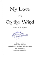 My Love is On the Wind SSAA choral sheet music cover